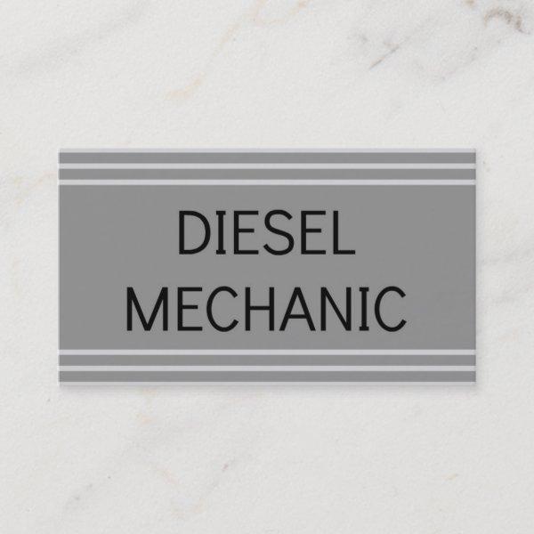 Diesel Mechanic