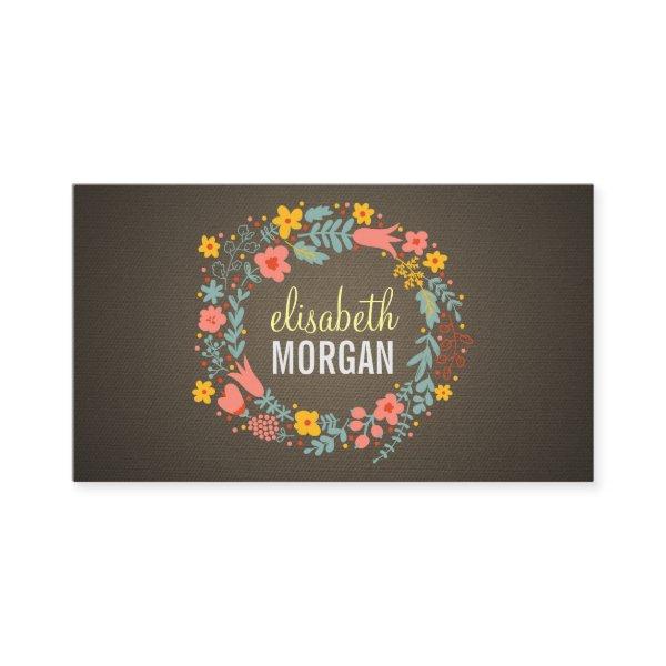 Dietitian Nutritionist - Burlap Floral Wreath