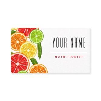 Dietitian Nutritionist Colorful Citrus Fruit Clean