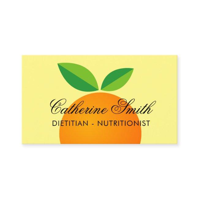 Dietitian nutritionist orange fruit