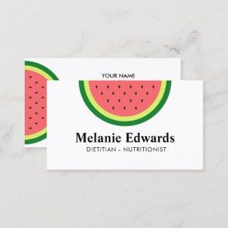 Dietitian nutritionist watermelon