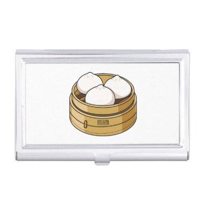 Dim sum cartoon illustration   case