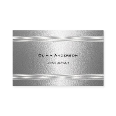 Dimpled Silver Pewter Faux Metallic