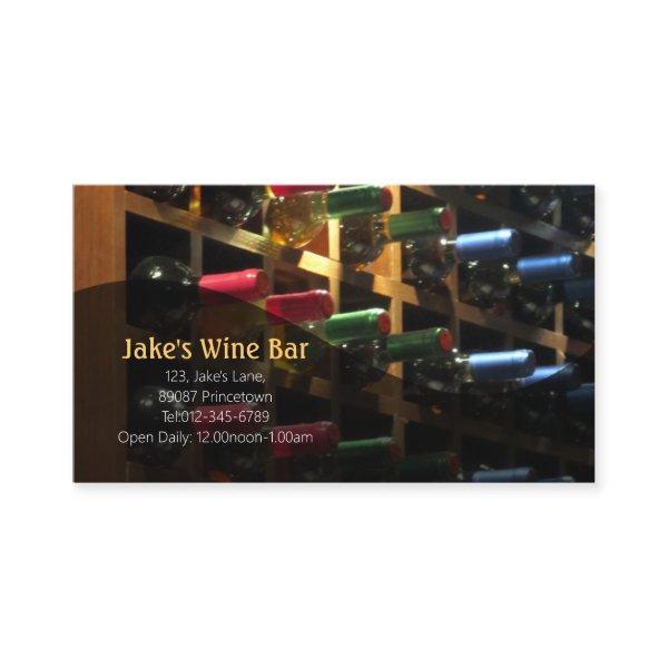 Diner Bar Restaurant Wine Bottle