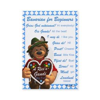 Dinky Bears Bavarian for Beginners