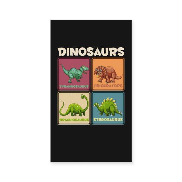 Dinosaur Stegosarus T-rex Triceratops Dino