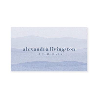 Dip Dye Watercolor Navy Blue Ombre Watercolor