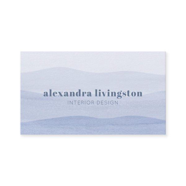 Dip Dye Watercolor Navy Blue Ombre Watercolor