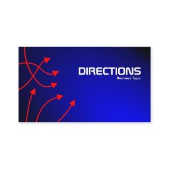 Directions - Illuminated Blue Enclosure Card