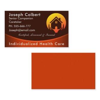 Disabled Homecare Caregiver Nurse Home in Hand