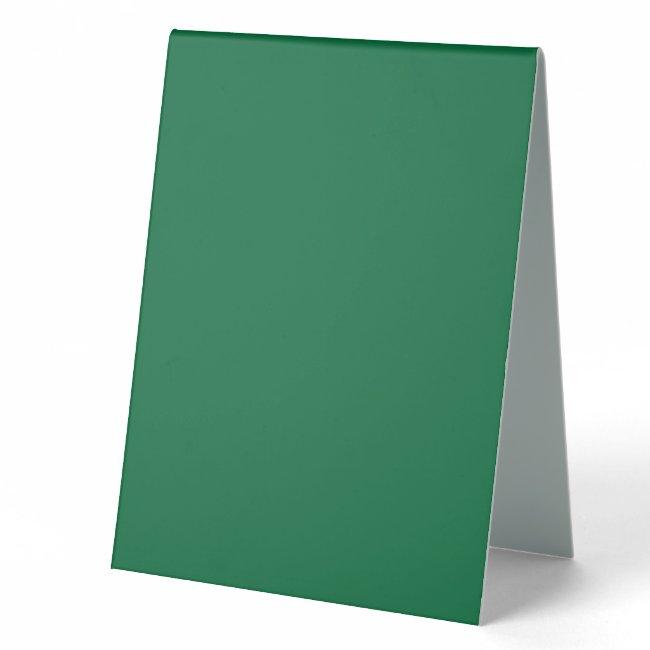 Discover the Perfect Blend of Green, Azure, Aqua,  Table Tent Sign