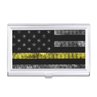 Dispatcher Thin Yellow Line Flag  Case