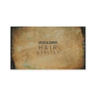 Distressed Grunge Hair Stylist Appointment Cards