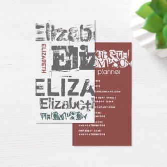 Distressed Grunge Typography Word Cloud