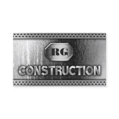 Distressed Steel Metal and Grill Mesh Construction