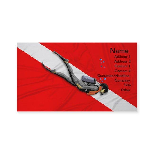 Diver And Dive Flag