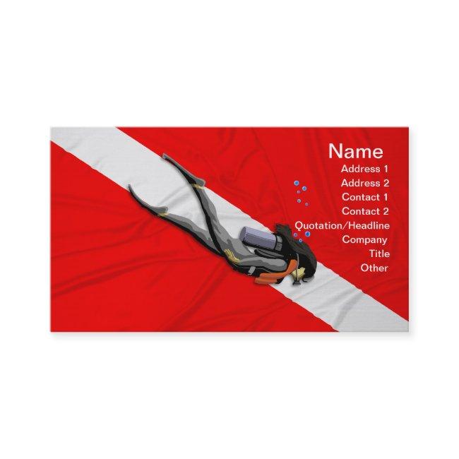 Diver And Dive Flag