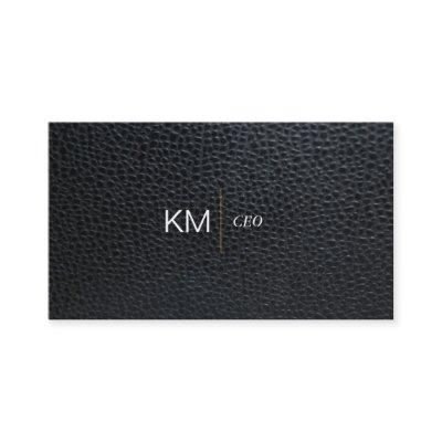 Divider Line with Black Tab / Leather