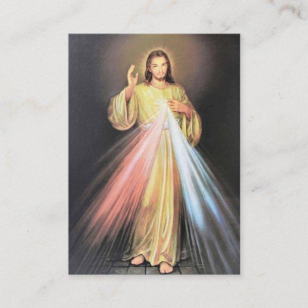 Divine Mercy of Jesus Chaplet St. Faustina Prayer