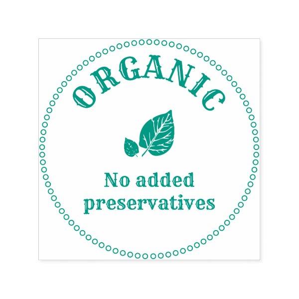 DIY organic leaf illustration natural products Self-inking Stamp