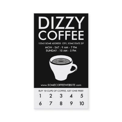 dizzy coffee loyalty program