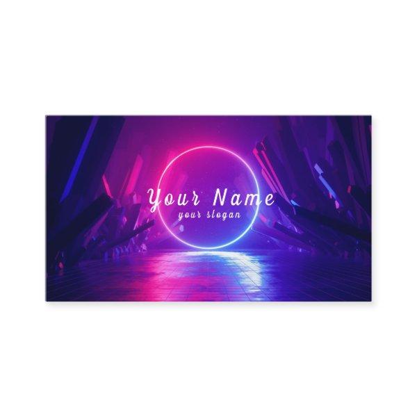 DJ Colorful Neon Lights Vibrant - Stand Out