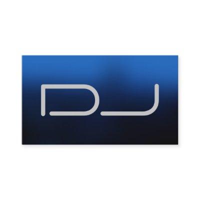 DJ Contemporary Stylish Blue Background