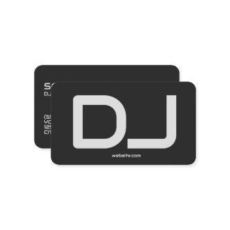 DJ Custom QR Code Premium Calling Card