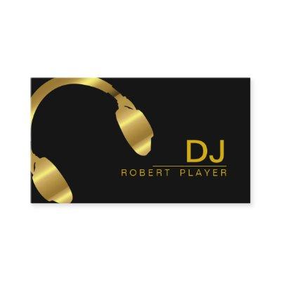 DJ Deejay Professional Headphone Gold Music