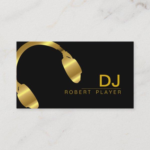 DJ Deejay Professional Headphone Gold Music