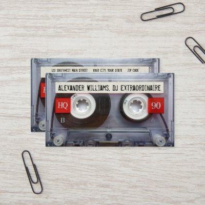 DJ Extraordinaire Cassette Tape with QR Code