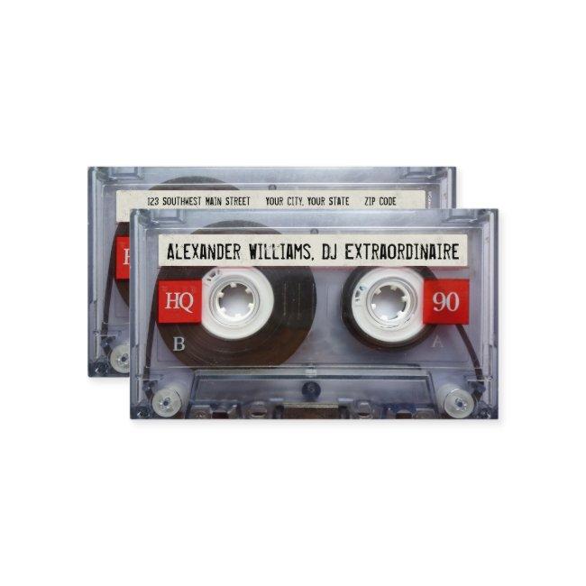DJ Extraordinaire Cassette Tape with QR Code
