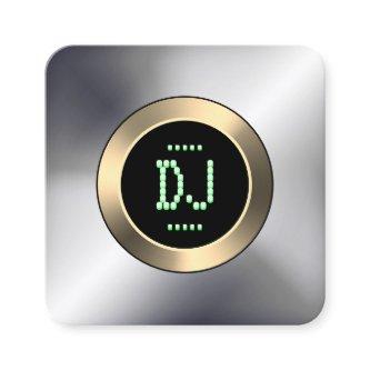 DJ faux display metallic  Square