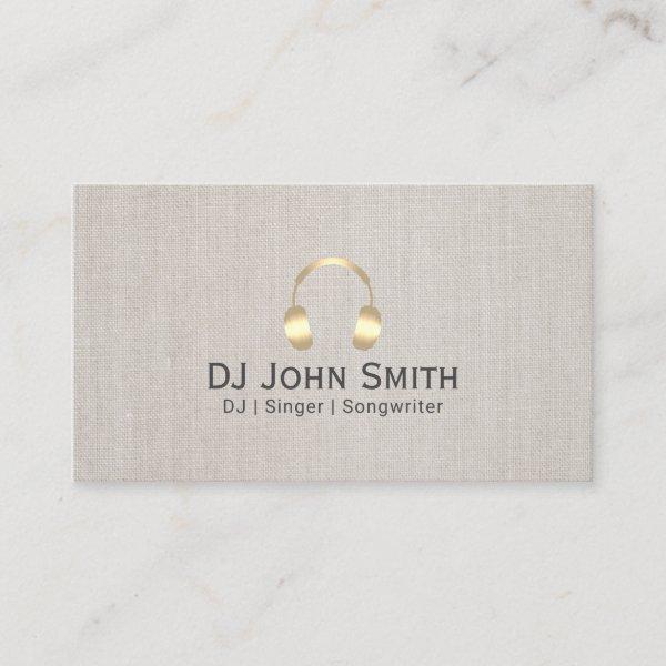 DJ Headphones Dee Jay Elegant Linen