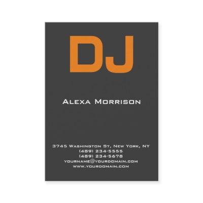 DJ Modern professional grey orange