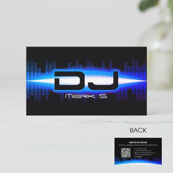 DJ Modern Royal Blue  with QR code