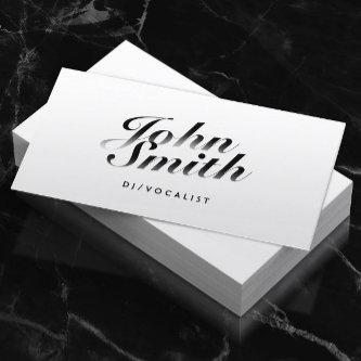 DJ Music Classy Calligraphic Bold Text Simple