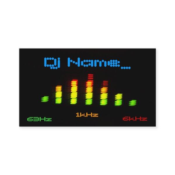 Dj Personal Equalizer Bar EQ - add your name