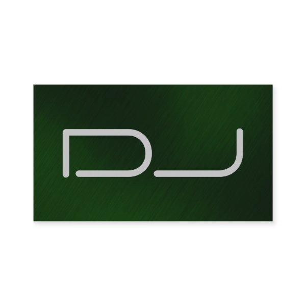DJ Stylish Modern Green Background