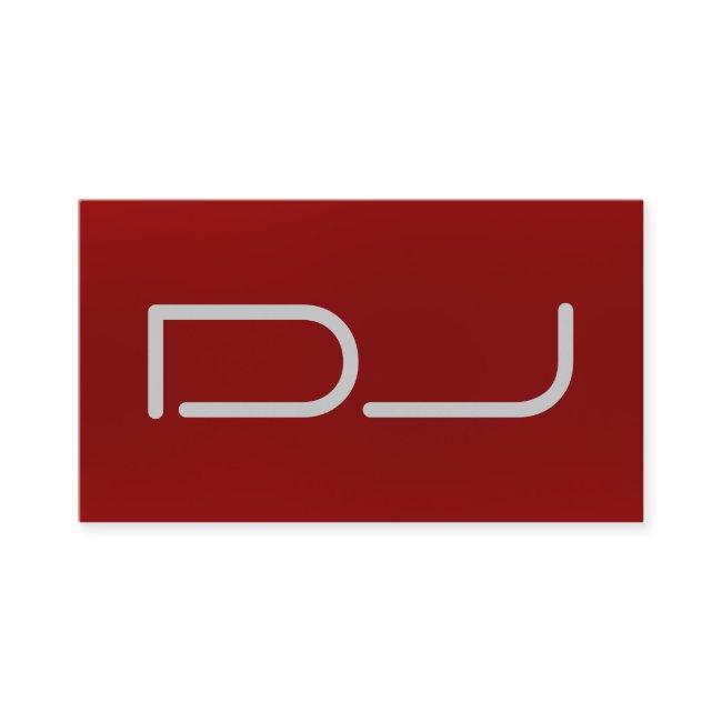 DJ Stylish Red Background Modern