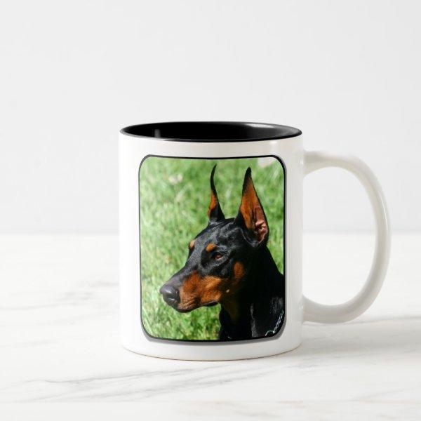 doberman pinscher mug