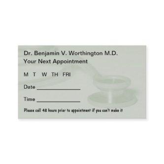 Doctor Appointment Cards