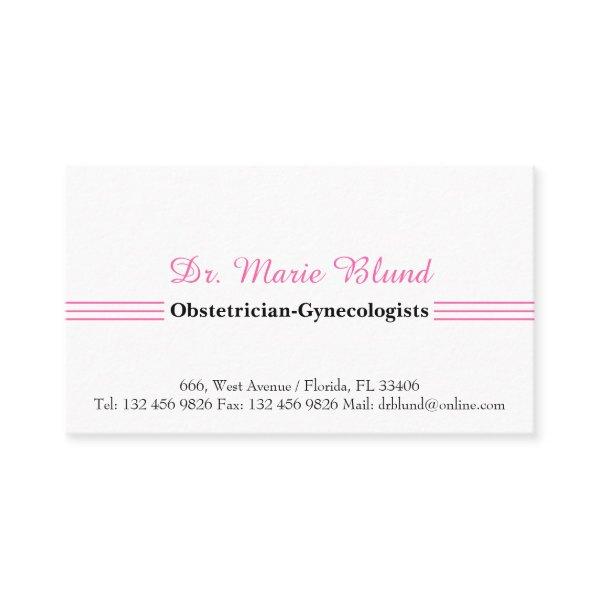 Doctor Obstetrician-Gynecologists Pink