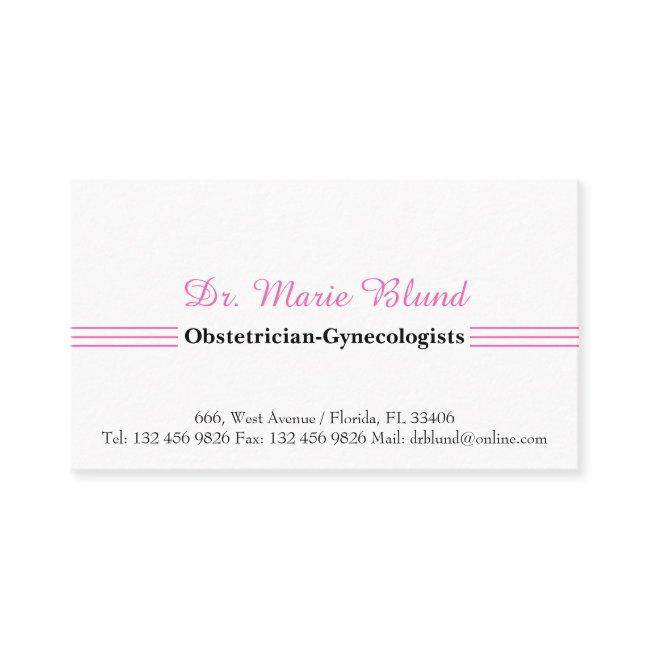 Doctor Obstetrician-Gynecologists Pink