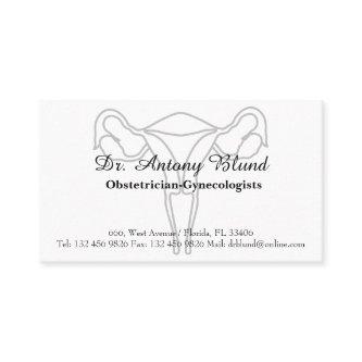 Doctor Obstetrician OBGYN Elegant Uterus Cervix