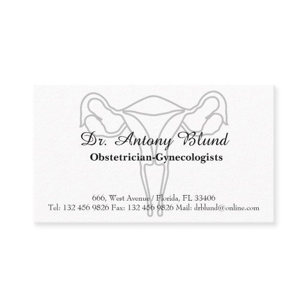Doctor Obstetrician OBGYN Elegant Uterus Cervix