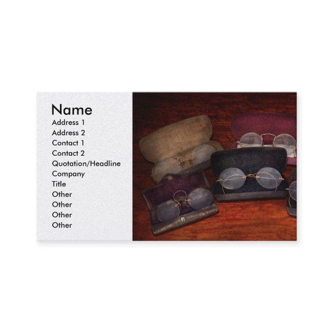 Doctor - Optometrist - Array of Opticals