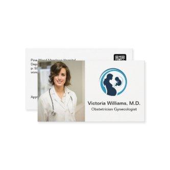 Doctor Smiling | Obstetrician Gynecologist Logo