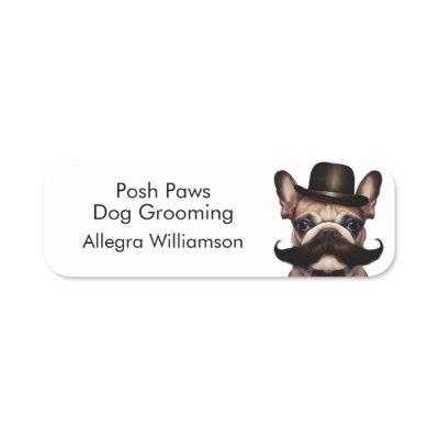 Dog Groomer Business Puppy Name Tag