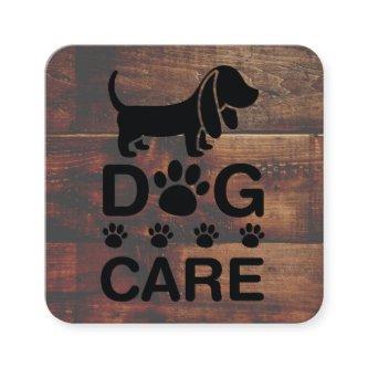 Dog Groomer | Dog Care | Paws | Wood Square